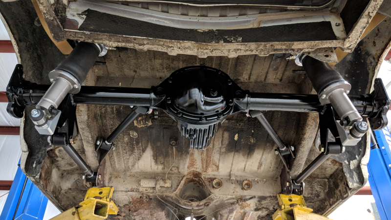 The new rear end, all cleaned up and ready to go.